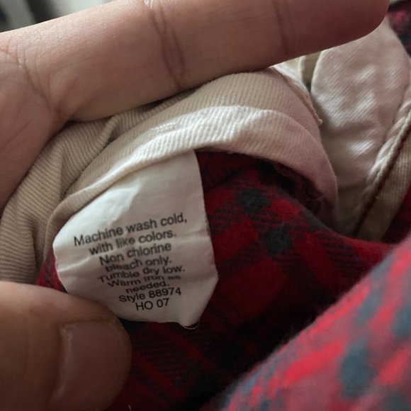 J.Crew Flannel Lined Broken In Men’s Tan Pants Cotton Regular Fit 34W 30L - Picture 10 of 13